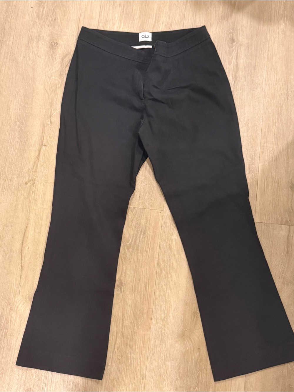 Black Women's Flared Sweatpants Joggers